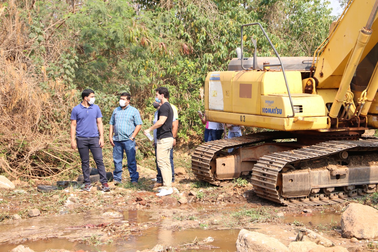 Iniciada Obra De Conten O De Eros O Pr Xima De Ponte Sobre C Rrego