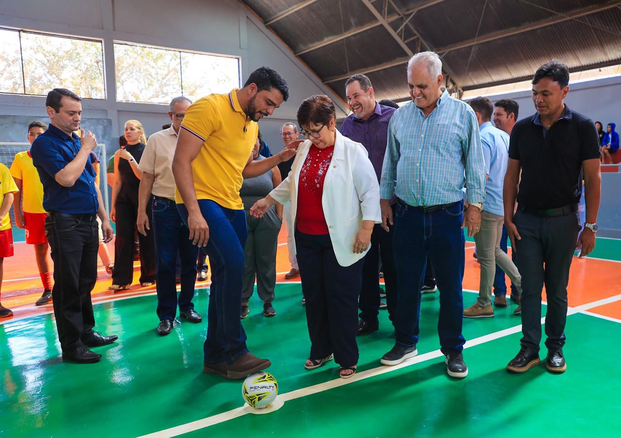 Prefeitura entrega reforma do Ginásio Renato Reis Vilela da Silva e fortalece atividades esportivas em Trindade