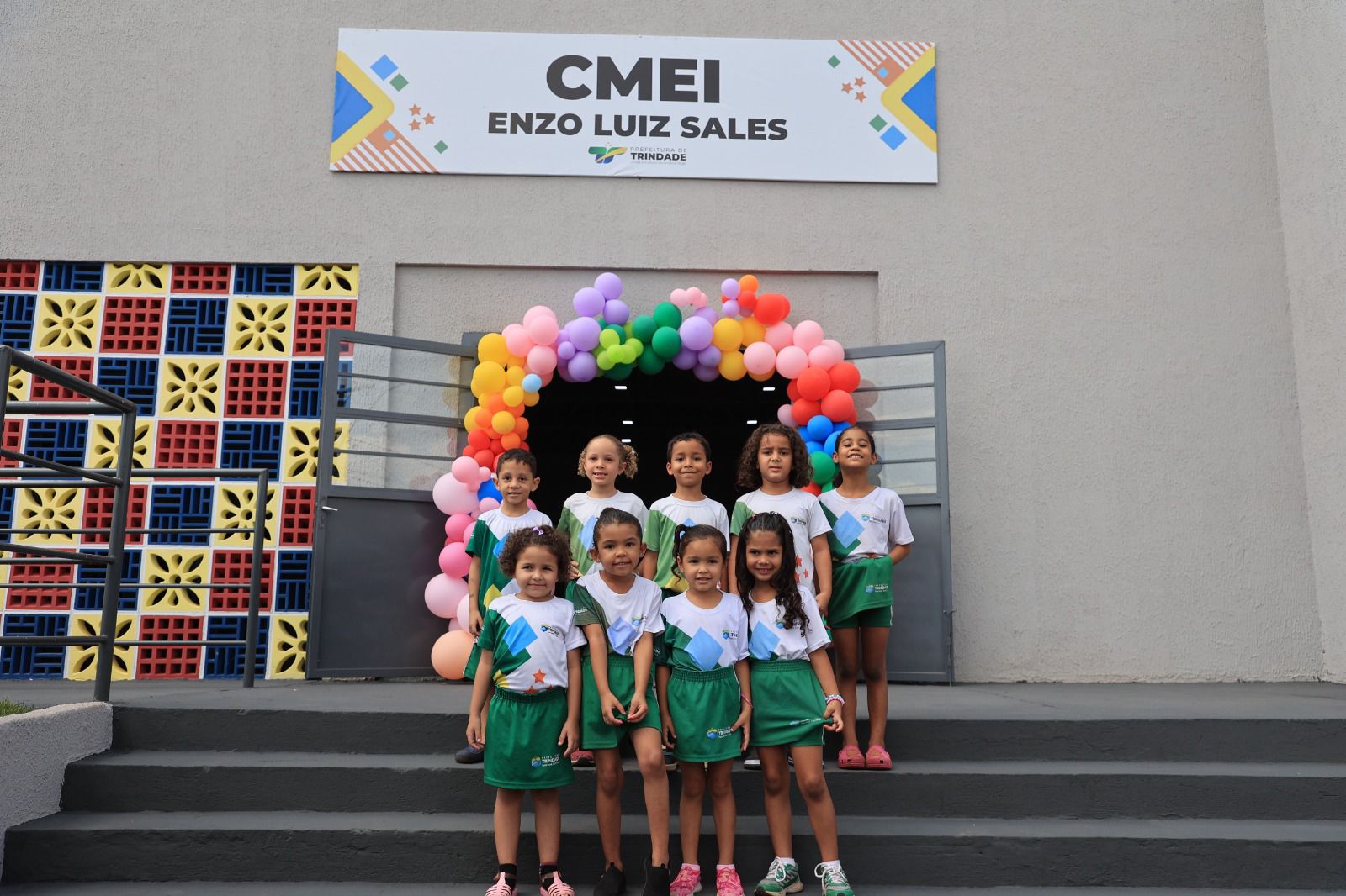 Trindade inaugura reforma e ampliação do CMEI Enzo Luiz Sales de Araújo no Jardim Scala