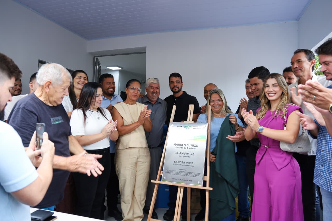 Prefeitura de Trindade entrega UBS reformada do Distrito de Santa Maria