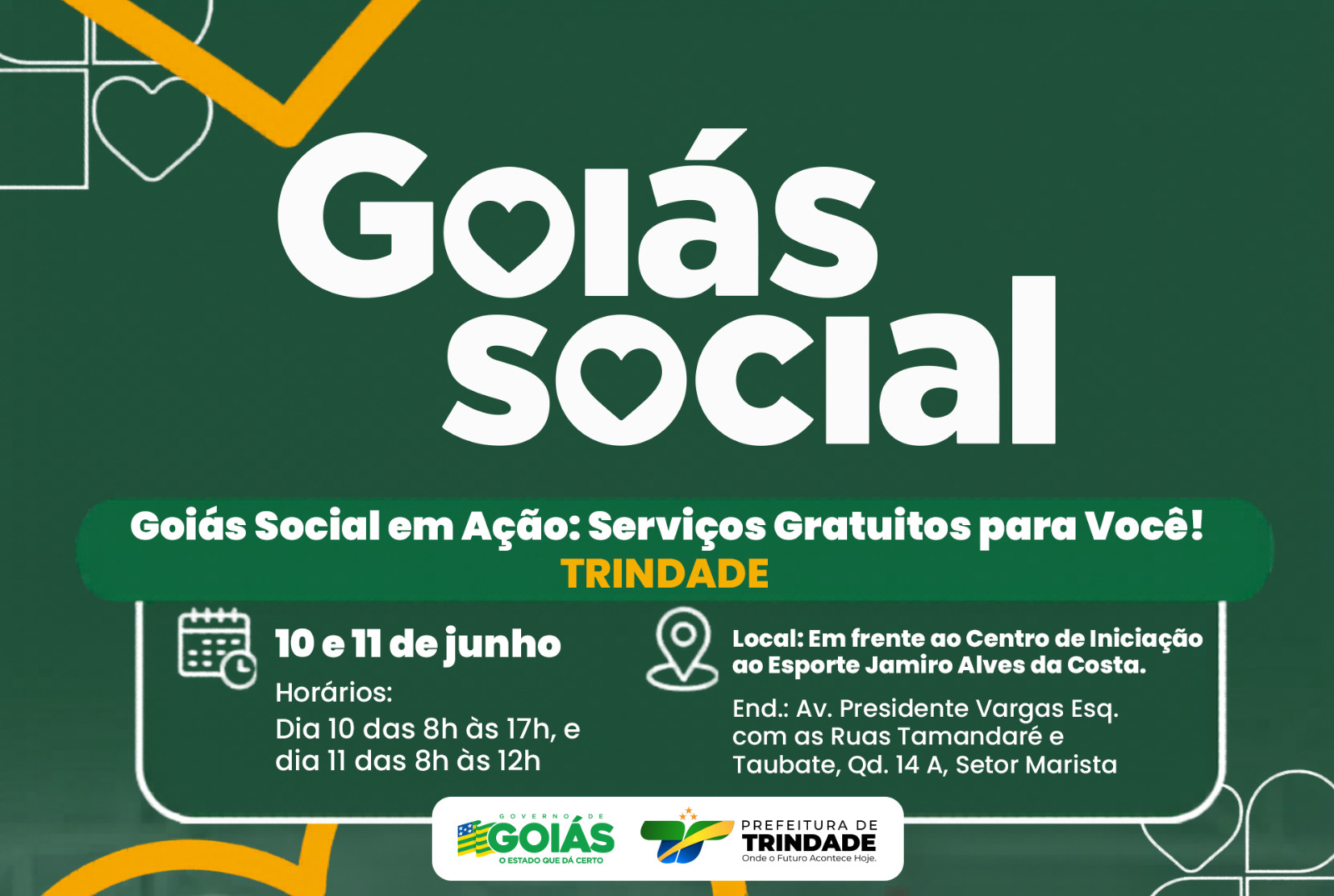 Arte: Secom Trindade