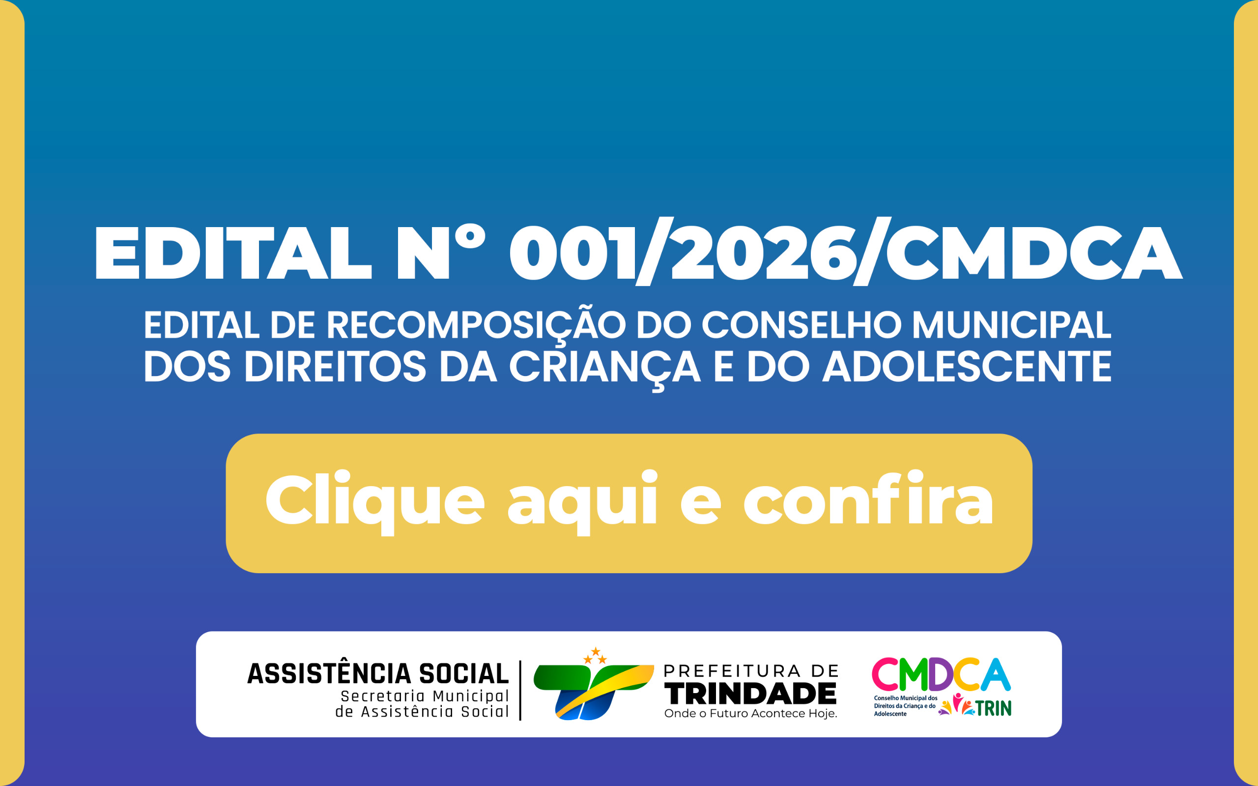 Edital nº 001/2026/CMDCA